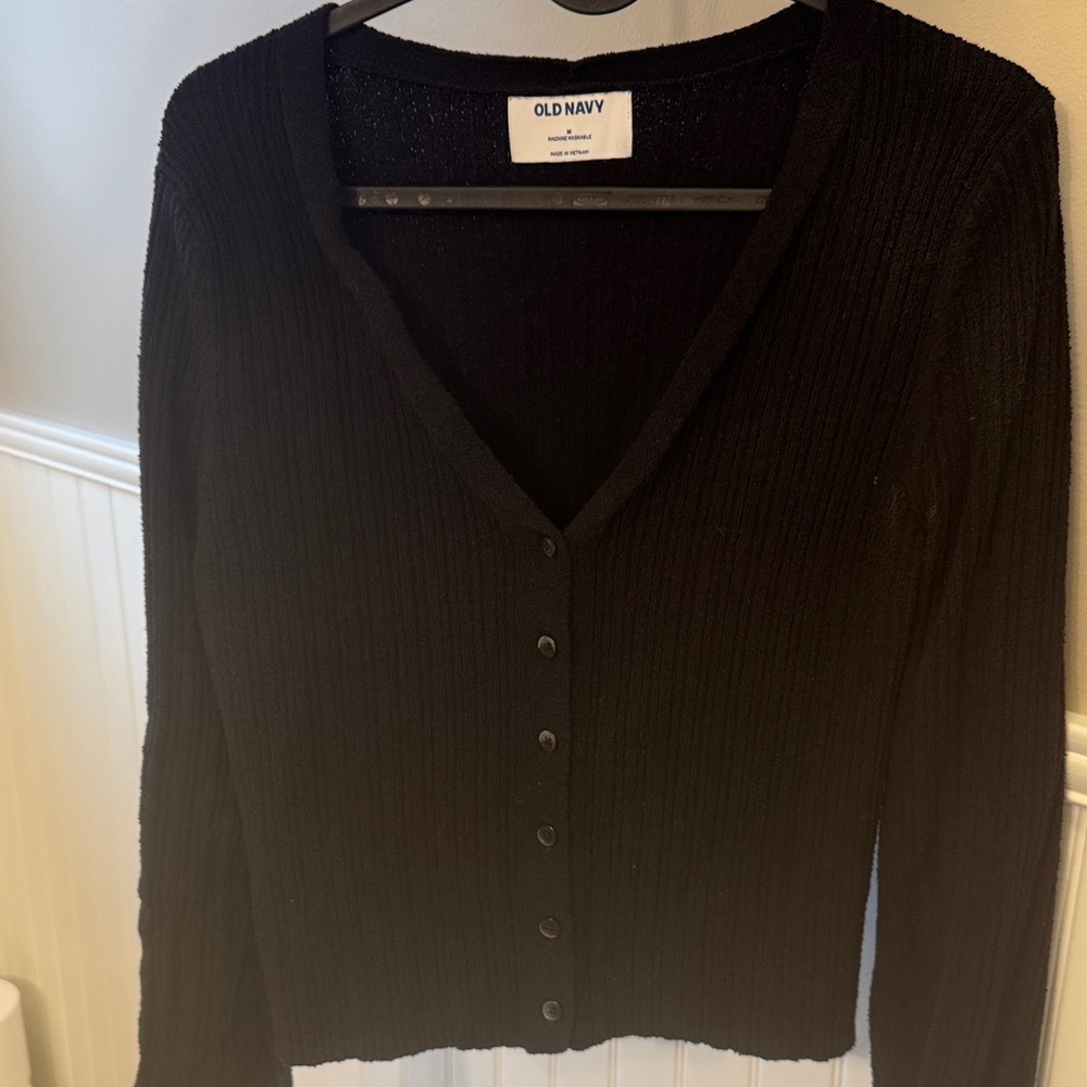 Old Navy Women's Classic Black Cardigan
